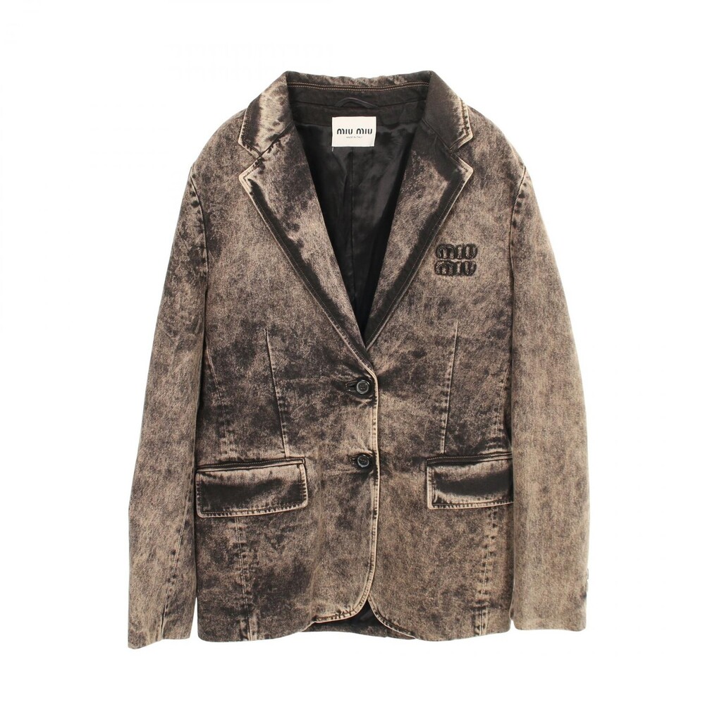 Miu Denim Tailored Jacket #340068M12B